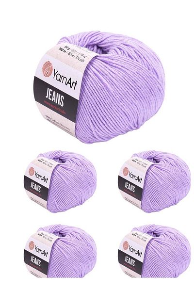 Yarnart Yarn Art Turkish Cotton Denim Threads, 5 Pieces, Color No. 89