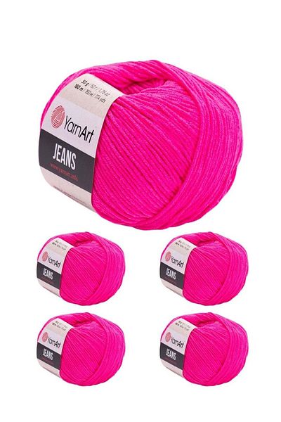 Yarnart Yarn Art Turkish Cotton Jeans Thread 5 Pieces