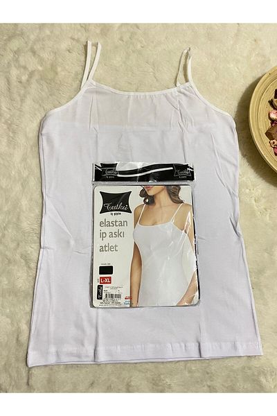 Tutku Women's Elastane String Strap Tank Top
