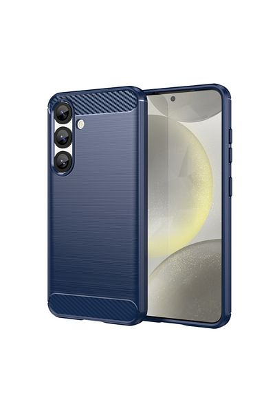 Techsuit Carcasă Samsung Galaxy S25 Plus - Techsuit Carbon Silicone - Albastră