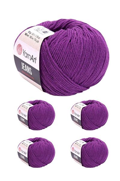 Yarnart Yarn Art Turkish Cotton Jeans Thread 5 Pieces