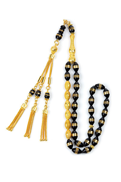 EHİNOS Erkek Hediyelik Gümüş Püsküllü Kuka Tesbih, Isimli Tespih