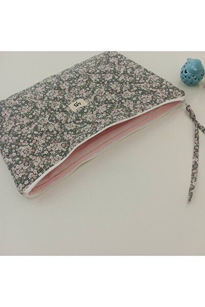 MB Рожева сумка для ноутбука з квітковим візерунком, 10-11-12 дюймів