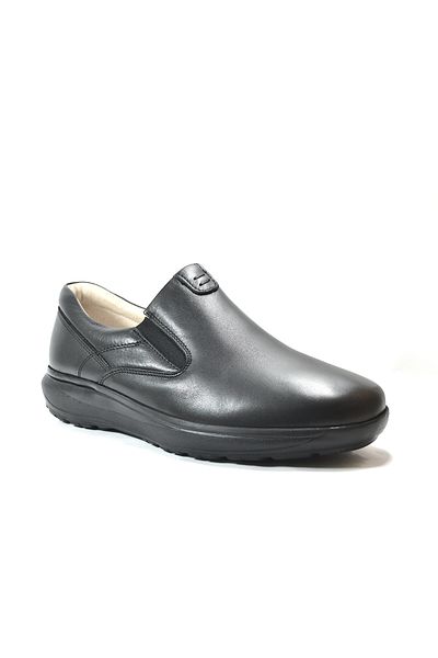 Dr.Comfort Dr. Comfort 10012 Black Genuine Leather Orthopedic Diabetic Men's Candy Shoes