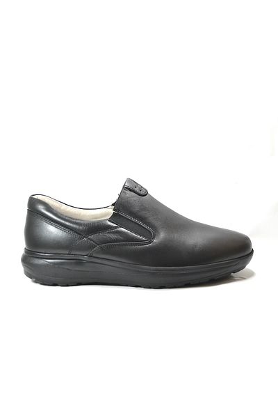 Dr.Comfort Dr. Comfort 10012 Black Genuine Leather Orthopedic Diabetic Men's Candy Shoes