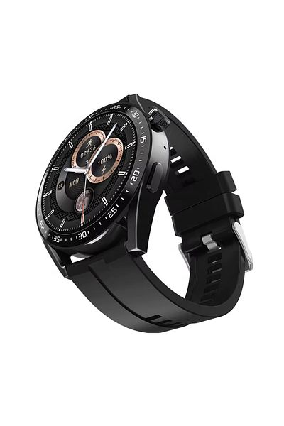 NFC Watch Smartwatch HW 28 With NFC Water Resistant Unisex Round Induction Charging Bluetooth Voice