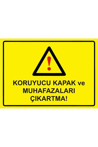 ZiPrinter Protective Cover and Enclosures Decal! Isg Warning Sign Pvc A4 21X30 cm