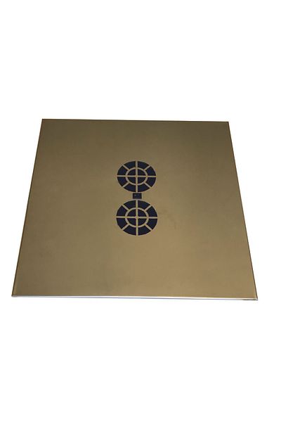 SAKOYA Grille Extractor Fan 50X50 cm 304 Stainless Panel 200 M3/H Double Motor with Recoil Flap