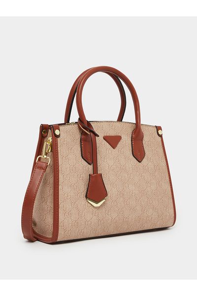 Styli Printed Handbag with Dual Handle with Adjustable Strap