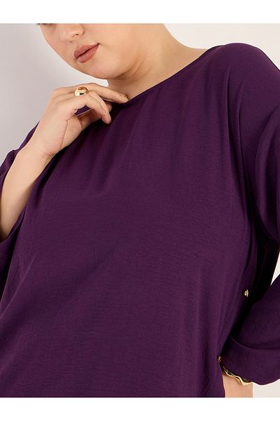 Femmella By Styli Solid Button Detail Top with Trousers Set