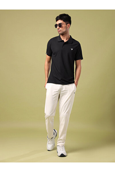 Technosport By Styli Plus Size Solid Slim Fit Polo T-Shirt