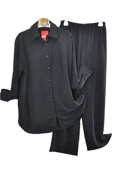 elma abone New Season Kople Stone Pants Shirt Set