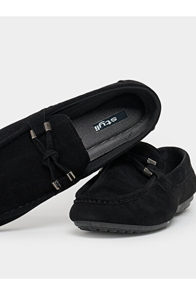 Styli Bow Detail Slip On Loafers