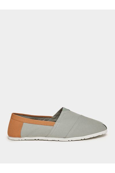 Styli Contrast Trim Canvas Espadrille