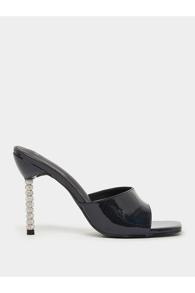 Styli Embellished Stiletto Heel Sandals