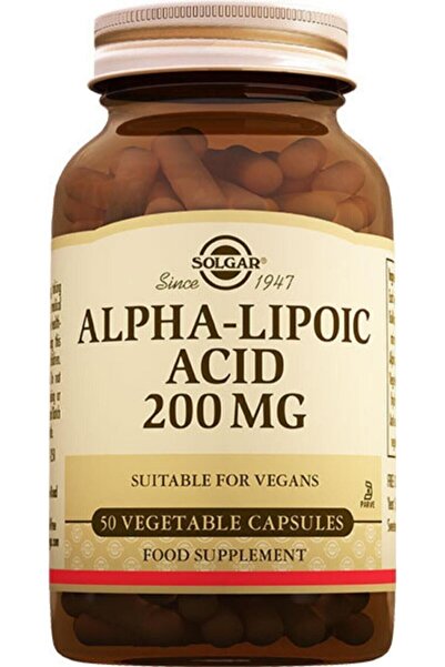 Solgar Alpha Lipoic Acid 200 mg 50 Kapsül