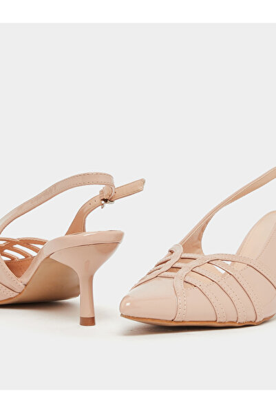 Styli Slingback Pointed Toe Stiletto Heel Shoes