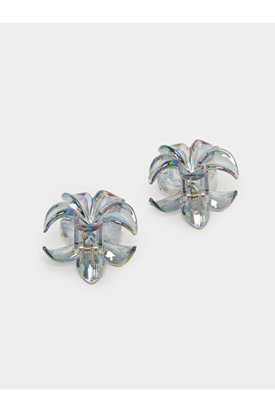 Styli Set of 2 - Flower Design Claw Clip
