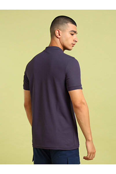 Technosport By Styli Plus Size Solid Slim Fit Polo T-Shirt