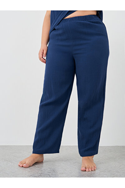 Styli Plus Size Strappy Cami Top and Pyjama Set