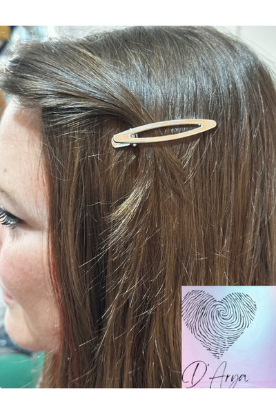 Darya Dd296 Pinterest Silver Gray Minimal Clip Buckle