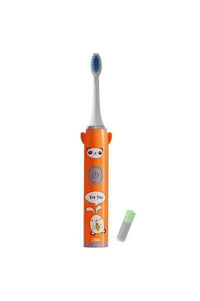 SIKS Electric Toothbrush Children, 1 Intensity Level, Soft Bristles, Waterproof, Battery Operated