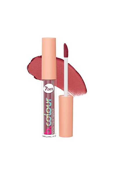 7DAYS B.Colour Matte Liquid Lipstick - 01 Dusty Rose - 1 Piece