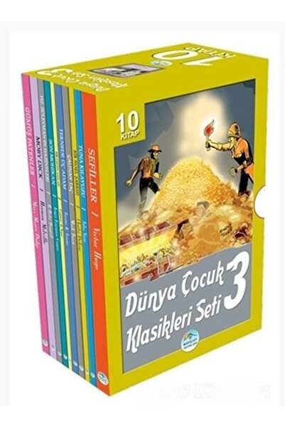 Mavi Çatı Yayınları Dünya Çocuk Klasikleri Seti 3 (10 Kitap Kutulu)