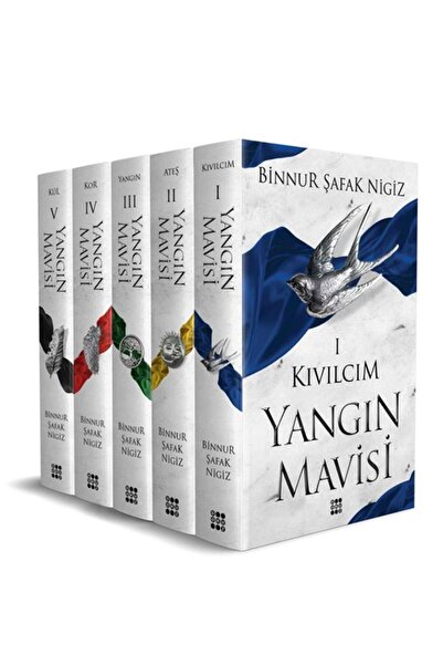 dokuzyayinlari Yangın Mavisi Set / / Binnur Şafak Nigiz