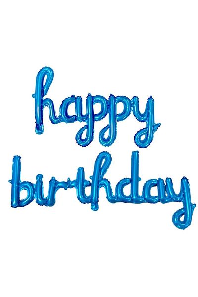 ATAKENT PARTİ Happy Birthday Handwritten Balloon Set