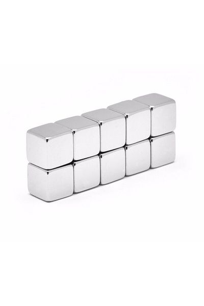 BOEM Magnet cubic din neodim cu latura de 10 mm
