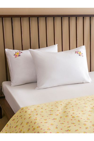 LC Waikiki Double Pique Set with Embroidery Detail on the Edge