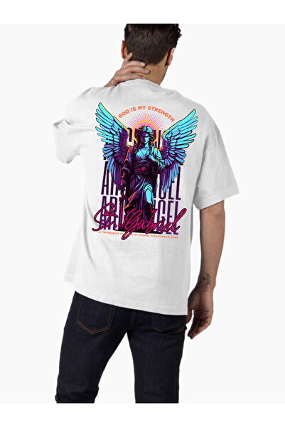 COMVİCHO تي شيرت كبير الحجم مطبوع بتصميم streetwear14 للجنسين