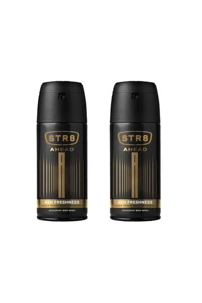 str8 Set of 2 x Ahead Deodorant Spray, Men, 150 ml