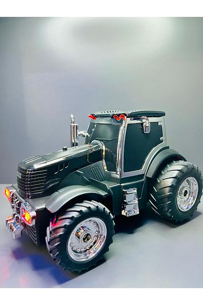 doğan hediyelik Collection Tractor Toy Car with Bluetooth, USB and Radio - Office Workplace Accessory