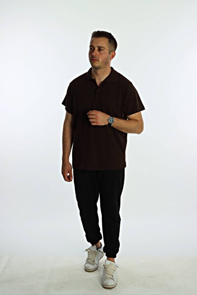 eg38 Betep Polo Neck T-Shirt Brown