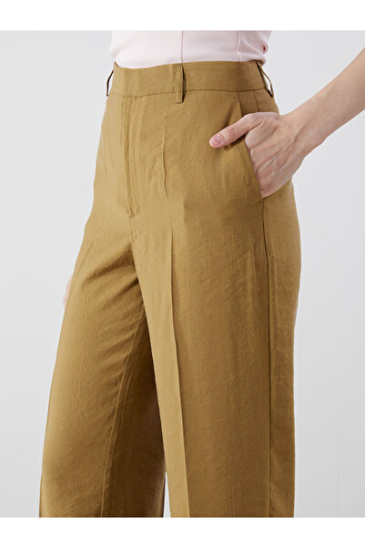 LC Waikiki LCW Vision Yeşil Modal Karışımlı Kadın Pileli Pantolon S5O264Z8NVY25