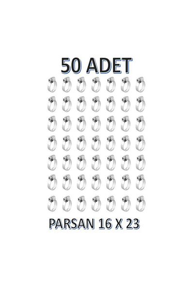Parsan 16X23 Hose Clamp Pack of 50