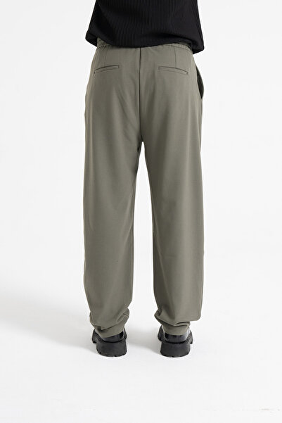 ATE WEAR Baggy Fit Pileli Kumaş Pantolon