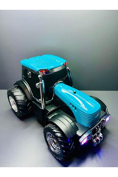 doğan hediyelik Collection Tractor Toy Car with Bluetooth, USB and Radio - Office Workplace Accessory