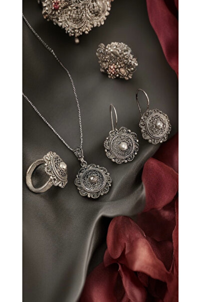 MİR GÜMÜŞ 925 ayar gümüş telkari set