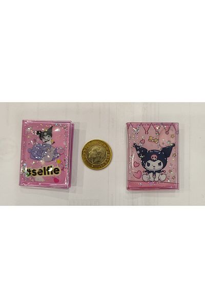 ada çanta kırtasiye Kuromi Figured Mini Notepad with Water Cover Sticker Set of 2 (5Cm*4Cm)