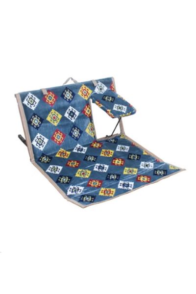 ROYAL ROSE Traditional Arabic folding floor chair with armrests and fully adjustable backrest
