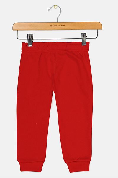 Brooklyn Toddler Boys Regular Fit Graphic print Jogger Pants, Red