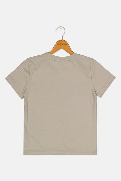 Dkny Kids Boy Short Sleeves Graphic Print T-Shirt, Smoke Grey