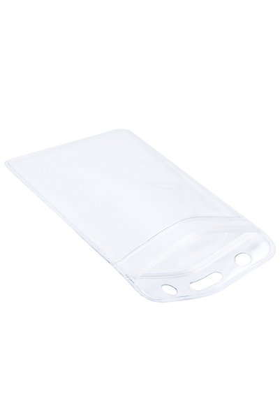 Deli E5759 Name Badge Holder, 100 Pieces, ideal for conferences, trade shows, office identification