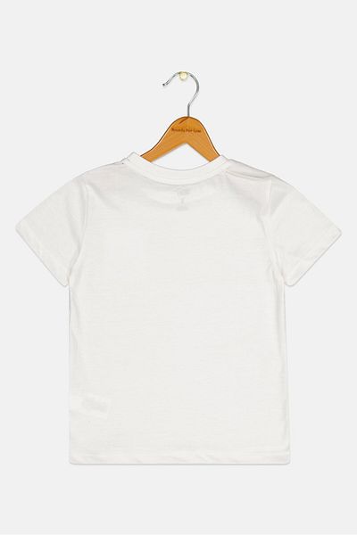 Dkny Kids Boy Crew Neck Short Sleeves Graphic Print T-Shirt, White