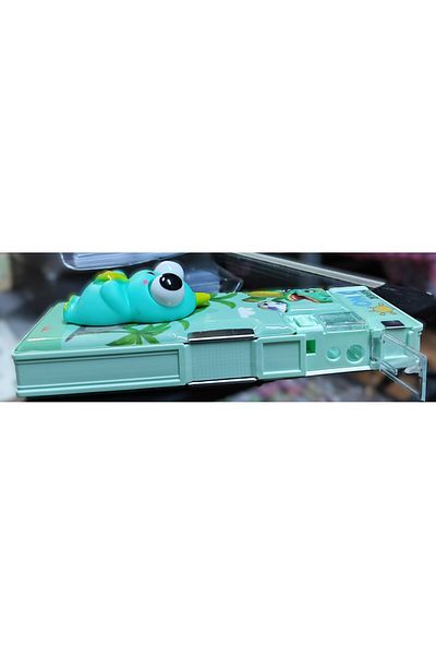 ada çanta kırtasiye Pencil Case with Sharpener Sukuşi Dinosaur Figure with 3 Compartments Lid