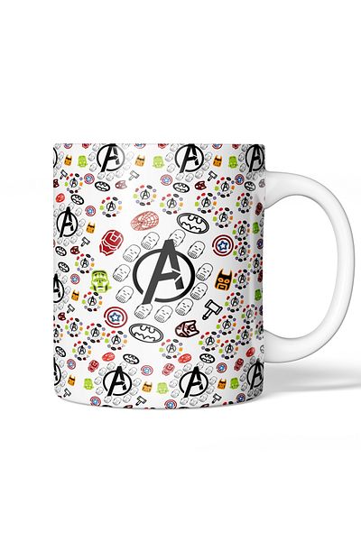 MECKSA Avengers – Hero Pattern Mug 11 Oz