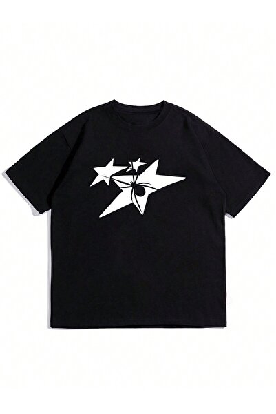 Tarzsokak Μπλουζάκι με στρογγυλή λαιμόκοψη και κοντό μανίκι με σχέδιο αστεριών